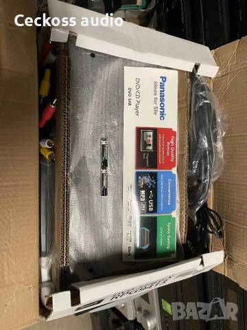 📀 Продавам DVD/CD плеър Panasonic DVD-S48EG-K – 40€, снимка 5 - Ресийвъри, усилватели, смесителни пултове - 54811183