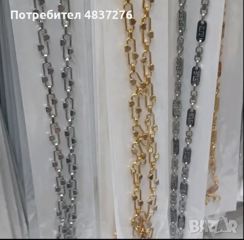 Мъжки ланци от медицинска стомана, снимка 11 - Колиета, медальони, синджири - 55664515