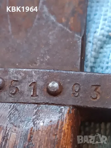 Стар подофицерски щик, снимка 5 - Ножове - 54080325