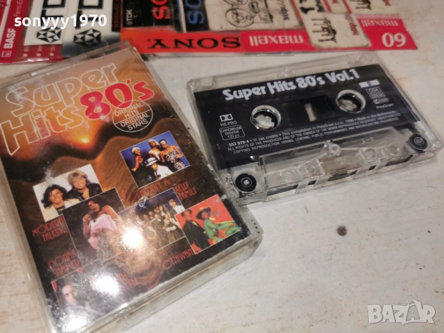 SUPER HITS 80S 1 ORIGINAL TAPE 0205261946H2E6R, снимка 9 - Аудио касети - 54391789