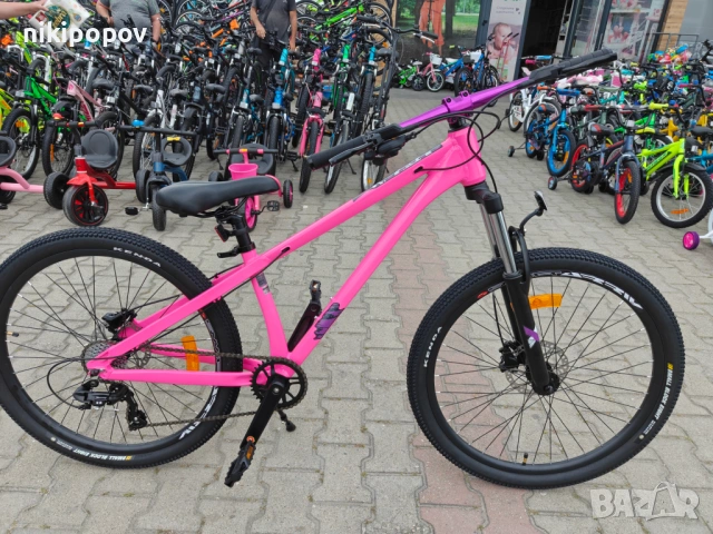 BG Алуминиев велосипед 26" JUMP hdb розов