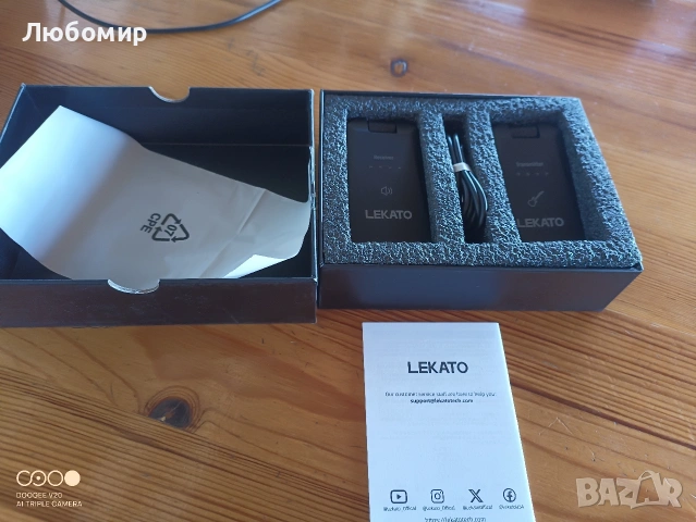 LEKATO WS-90 Безжична китарна система 5.8 GHz Безжичен предавател за китара , снимка 6 - Китари - 54819306