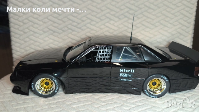 метална количка Audi 200 quattro Trans-am Test car - 1987 г. Мащаб 1:18, снимка 3 - Колекции - 54429039