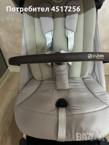 Количка Cybex Coya Cozy Beige frame rosegold stroller, снимка 4 - Детски колички - 54954869
