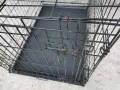 транспортна клетка метална сгъваема 92х58х62 за куче, стационар, снимка 5