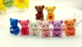 малко мече с дупка пластмасова PVC фигурка играчка украса за торта декор и игра, снимка 1