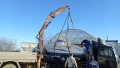 Транспорт с камион с кран и самосвал, снимка 1