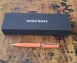 химикалка HUGO BOSS Gear Icon светлооранжев лак лого на пръстена, снимка 1