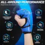 MMA ръкавици без пръсти Flexzion, боксови ръкавици MMA, кикбокс, карате, таекуондо, за възрастни , снимка 5