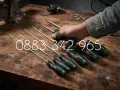 НОВИ! Дълги отвертки 325 mm за труднодостъпни места комплект 6 броя, снимка 3