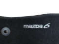Оригинален комплект от четири черни велурени/мокетни стелки за автомобил Mazda 6. , снимка 4
