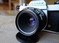 Pentax K1000 + SMC-A 50mm F2.8 Macro Lens. Pentax PK Mount, снимка 1