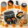 Нов Комплект за въздушен фритюрник Air Fryer Ninja AF300EU AF400EU, подложки и решетки, снимка 3