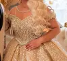 Официална бутикова рокля, L размер. Носена 2часа, снимка 2