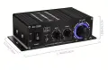 AK-280 компактен Hi-Fi стерео усилвател 2 × 40 W с RCA и AUX вход + Гаранция, снимка 5