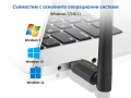 USB WiFi 6 Адаптер 286Mbps 2.4GHz 802.11ax Безжичен Приемник за Лаптоп Компютър Windows Linux, снимка 6