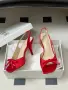 Christian Dior Дамски Елегантни Сандали На Ток - Различни Цветове Код KP3, снимка 5
