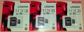 SD карта памет Kingston 512GB плюс SD адаптер, снимка 1
