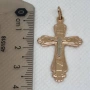Златен кръст – 585, 3,88г, снимка 4