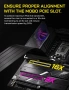 EZDIY-FAB PCIe 5.0 X16 Riser гъвкав кабел за вертикален монтаж на Видео карти 30см, снимка 5