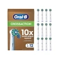 Резервни глави накрайник за Braun Oral-B CrossAction 12 бр. бели, снимка 1