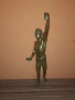 Стара бронзова фигура, снимка 2