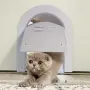Вътрешна двустранна ключалка за котешка врата за котки до 9 кг  НОВО, снимка 1