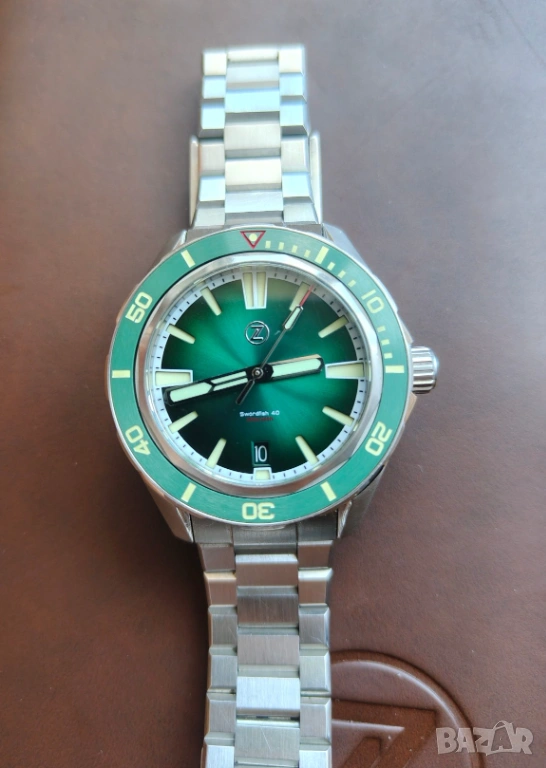 Zelos Swordfish 40 Emerald green Limited edition, перфектен, фул сет, бартер, снимка 1