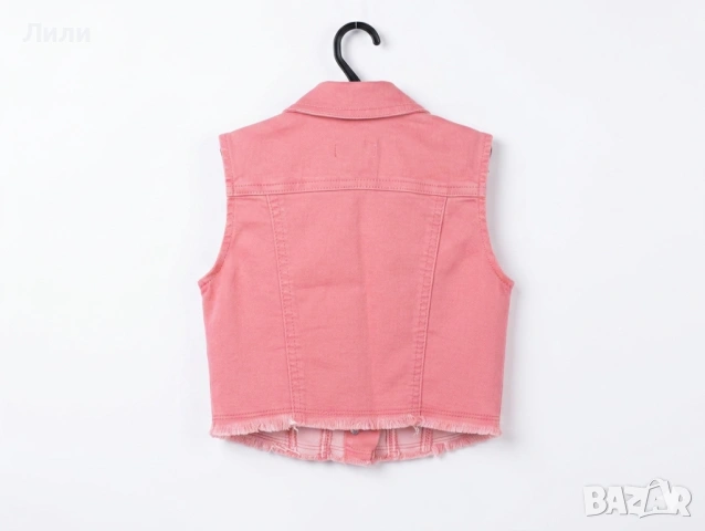 Дънково елече Benetton, размер 110 см, снимка 2 - Детски якета и елеци - 54893252