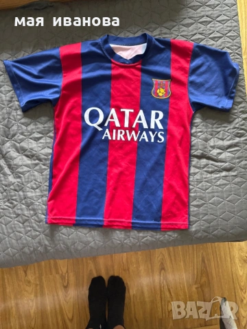 Екип Барселона Neymar jr M-L детски размер, снимка 2 - Спортни дрехи, екипи - 54632346
