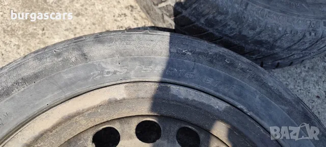 Джанти с гуми 205/55/16 Opel Astra H 1.9CDTI - 120к.с. Z19DTJ комби, снимка 3 - Части - 55322542