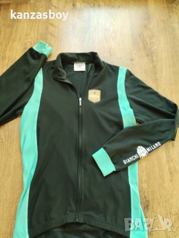 bianchi remastered thermo jacket - мъжко вело яке Л , снимка 4 - Спортни дрехи, екипи - 54942912