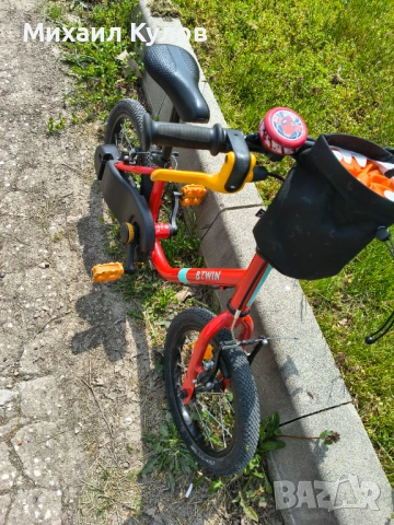 Детско колело 14” с аксесоари, снимка 6 - Велосипеди - 54179576