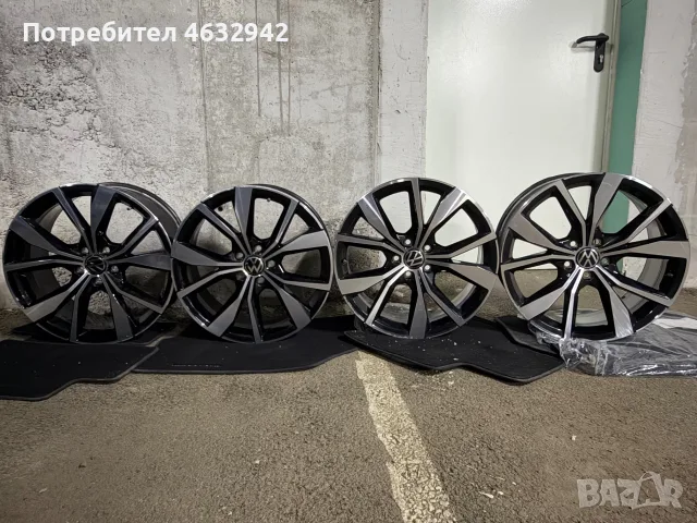 VW Misano 19 5x112 джанти R Line, снимка 2 - Гуми и джанти - 55577477