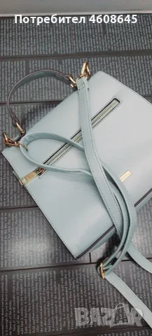Оригинална дамска чанта Aldo Klusa - blue, снимка 7 - Чанти - 55541052