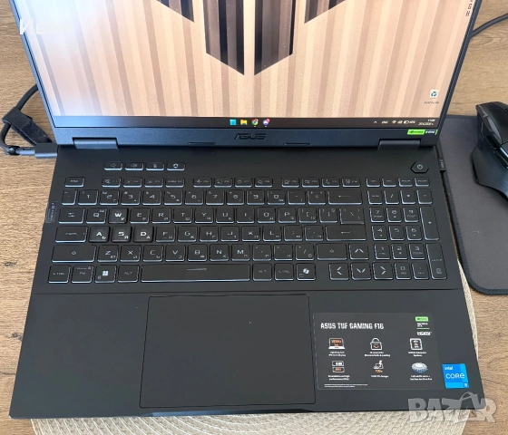 Гаранционен геймърски лаптоп Asus TUF F16 (FX608JH) RTX 5050 Intel I5 13450XH 32gb RAM, снимка 2 - Лаптопи за игри - 55088980