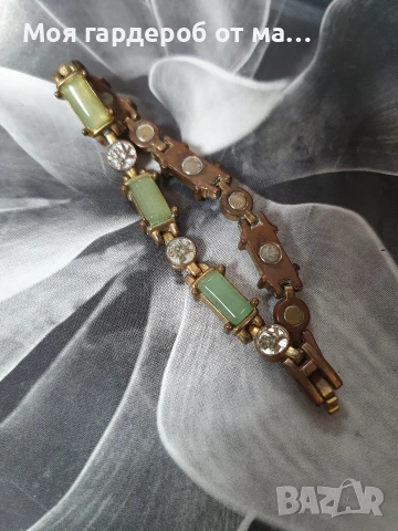 Браслет от нефрит..стар Китай винтидж , снимка 4 - Гривни - 54282484