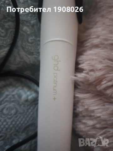 Професионална смарт преса за коса ghd platinum+ (Бяла) – Отлично състояние, снимка 13 - Преси за коса - 55084807