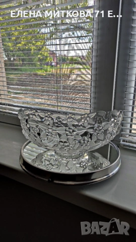 *Walther Glas* Германия-фруктиери от кристално стъкло, снимка 5 - Аксесоари за кухня - 54654432