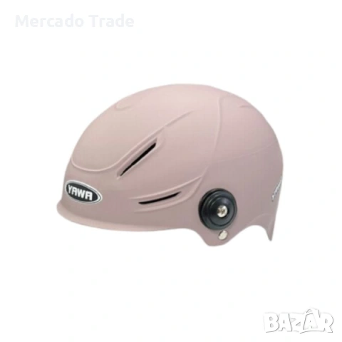 Каска за мотор с визьор Mercado Trade, За скутер, ел. тротинетка, Розов мат, снимка 2 - Аксесоари и консумативи - 55287159