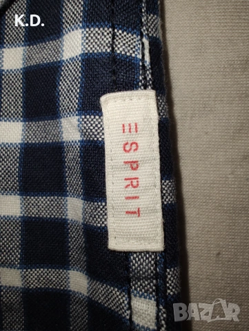Мъжка риза Esprit slim fit - като нова, снимка 5 - Ризи - 54384119