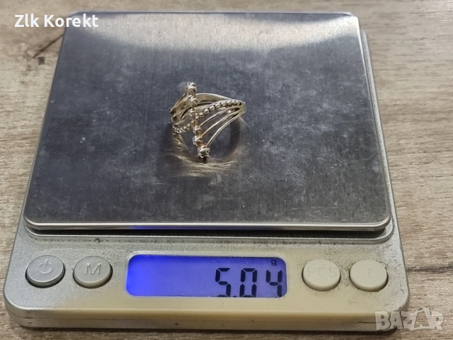 Дамски сребърен пръстен, снимка 13 - Пръстени - 54428138