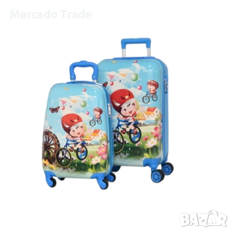 Комплект детски куфари Mercado Trade, 31800, Различни модели, 16" и 20", снимка 5 - Куфари - 54335793