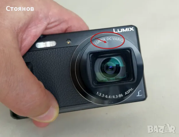 Компактен фотоапарат Panasonic Lumix DMC-TZ58 / 16 MP / Full HD / Wi-Fi / 20х оптичен зум, снимка 6 - Фотоапарати - 55692290