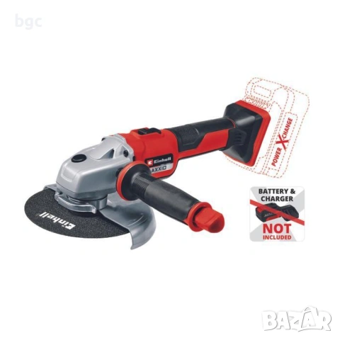 НОВ Акумулаторен ъглошлайф Einhell AXXIO TE-AG 18/150 Li BL  24+12 месеца гаранция 