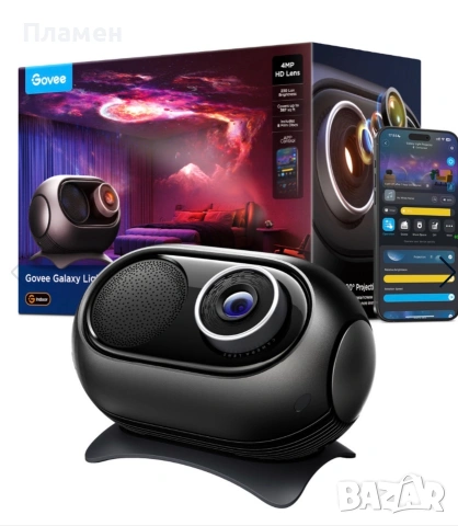 Govee Galaxy Light Projector 2 Pro H609D – Само изпробван, като нов, пълен комплект