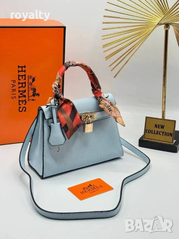 Hermes Нова Дамска Кожена Чанта Ерме Различни Цветове 