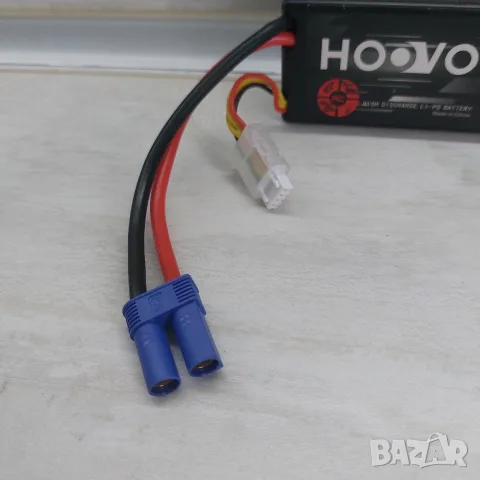 LiPo Батерия HOOVO 3S 11.1V 5200mAh 80C с EC5 Конектор за RC Модели, снимка 4 - Друга електроника - 55656804