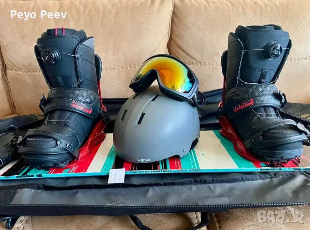 Пълен сноуборд сет: K2 Playback 155 + Union Elite M + Nidecker EU43