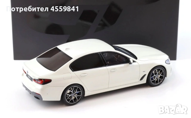 НОВ 1:18 BMW 545E xDrive Limousine M-Sport LCI G30, снимка 3 - Колекции - 54905261